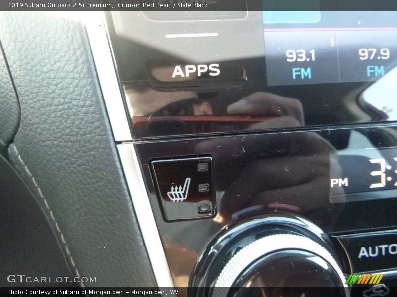 Crimson Red Pearl / Slate Black 2019 Subaru Outback 2.5i Premium