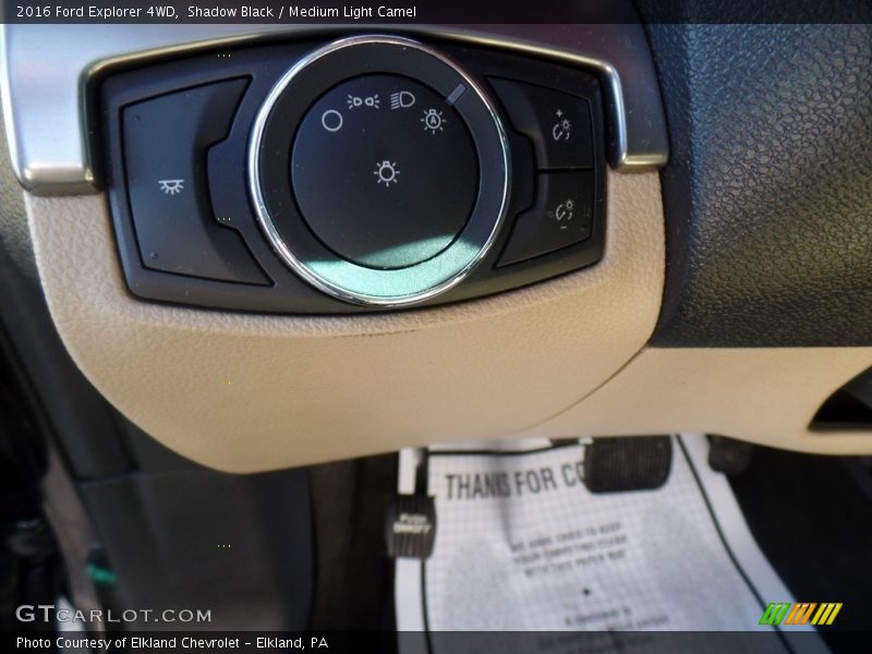 Shadow Black / Medium Light Camel 2016 Ford Explorer 4WD