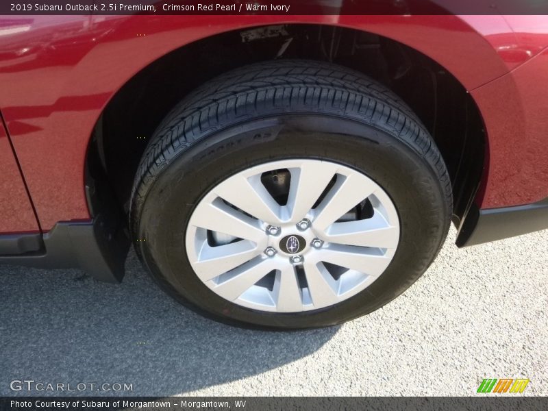 Crimson Red Pearl / Warm Ivory 2019 Subaru Outback 2.5i Premium