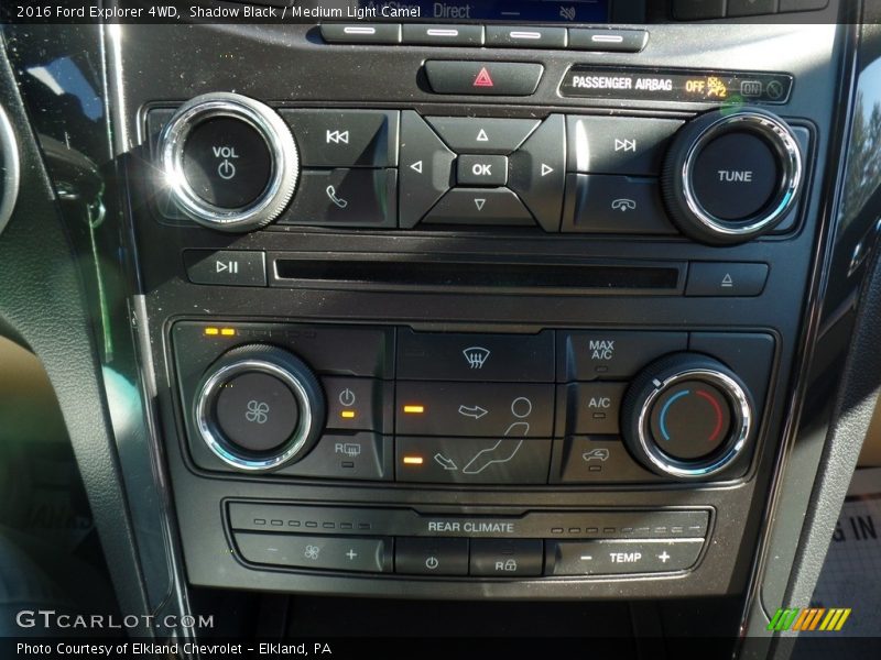 Shadow Black / Medium Light Camel 2016 Ford Explorer 4WD