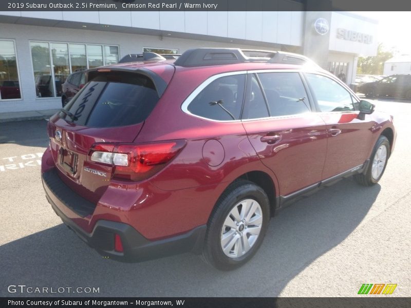 Crimson Red Pearl / Warm Ivory 2019 Subaru Outback 2.5i Premium