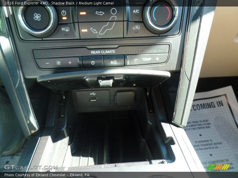 Shadow Black / Medium Light Camel 2016 Ford Explorer 4WD