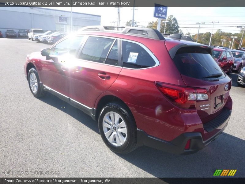 Crimson Red Pearl / Warm Ivory 2019 Subaru Outback 2.5i Premium