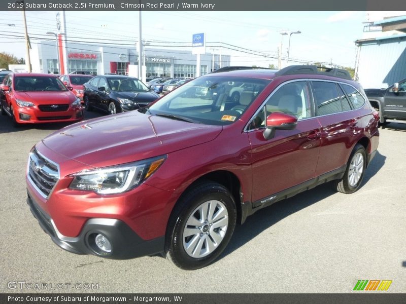 Crimson Red Pearl / Warm Ivory 2019 Subaru Outback 2.5i Premium