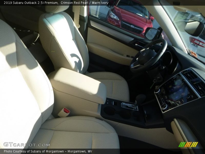 Crimson Red Pearl / Warm Ivory 2019 Subaru Outback 2.5i Premium