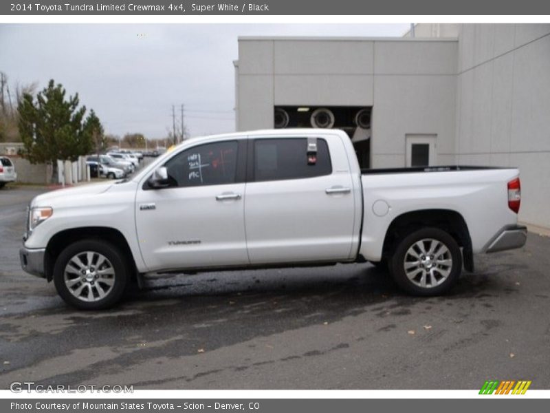 Super White / Black 2014 Toyota Tundra Limited Crewmax 4x4