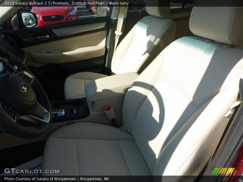 Crimson Red Pearl / Warm Ivory 2019 Subaru Outback 2.5i Premium