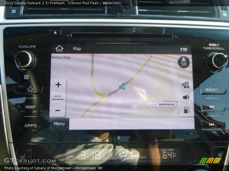 Crimson Red Pearl / Warm Ivory 2019 Subaru Outback 2.5i Premium