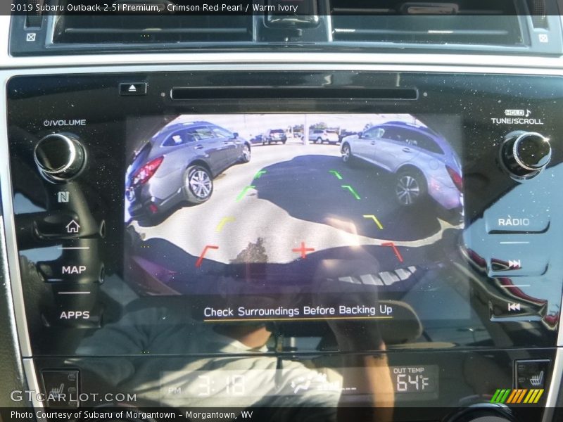 Crimson Red Pearl / Warm Ivory 2019 Subaru Outback 2.5i Premium