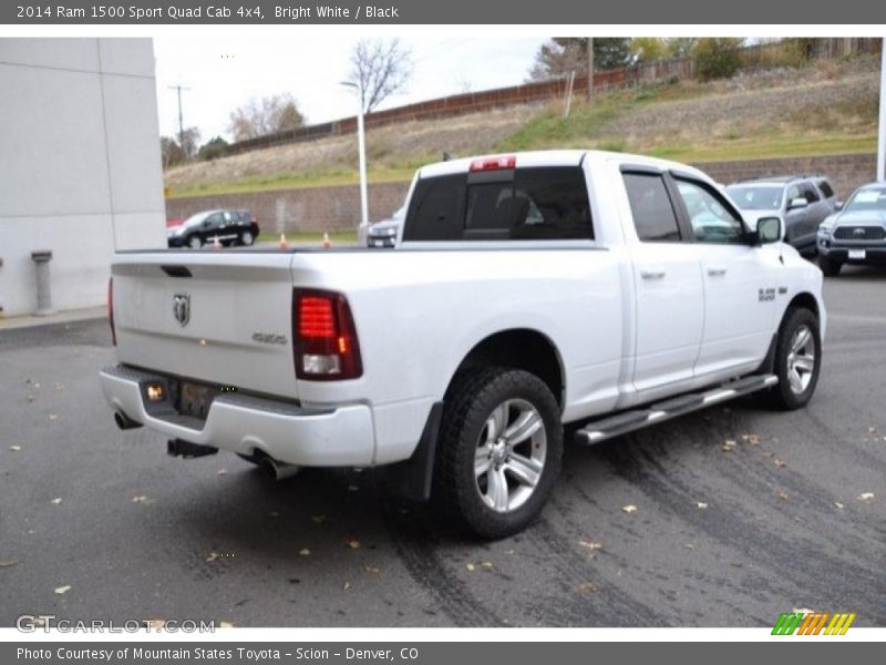 Bright White / Black 2014 Ram 1500 Sport Quad Cab 4x4