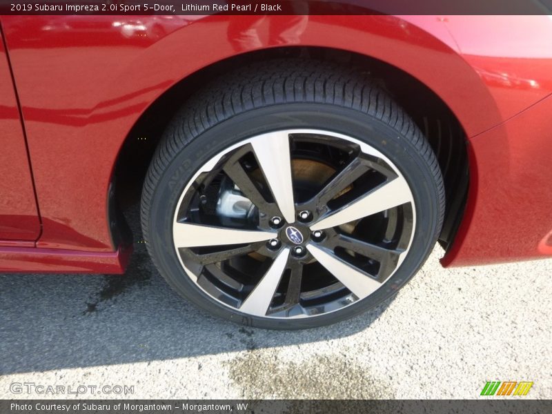 Lithium Red Pearl / Black 2019 Subaru Impreza 2.0i Sport 5-Door