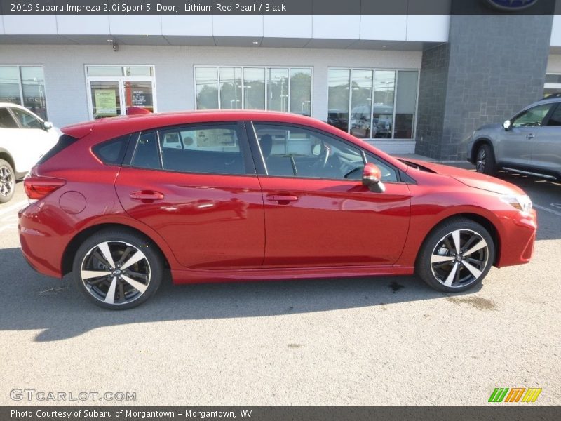 Lithium Red Pearl / Black 2019 Subaru Impreza 2.0i Sport 5-Door