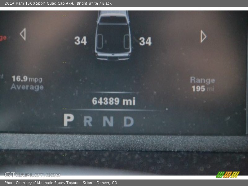 Bright White / Black 2014 Ram 1500 Sport Quad Cab 4x4