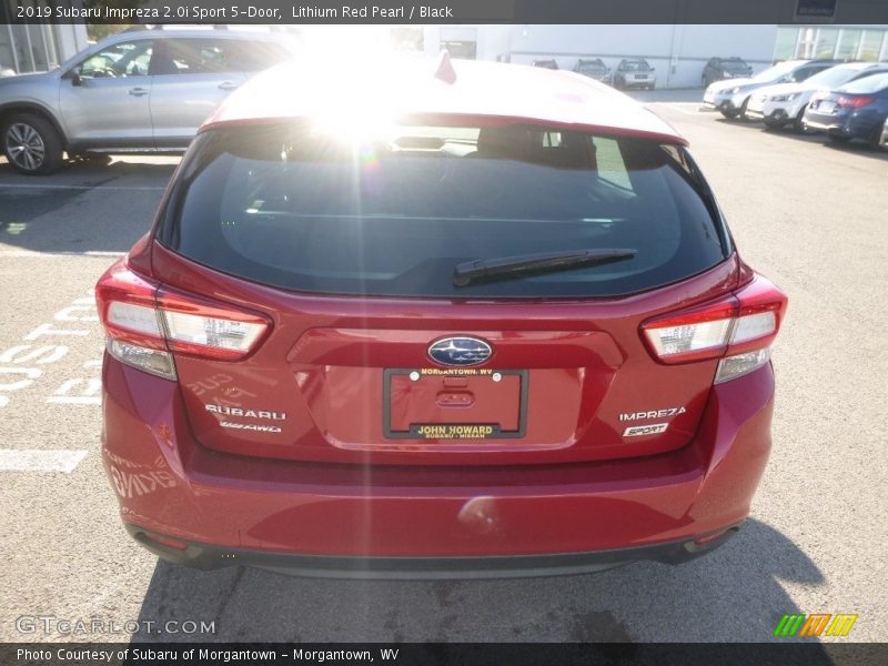 Lithium Red Pearl / Black 2019 Subaru Impreza 2.0i Sport 5-Door