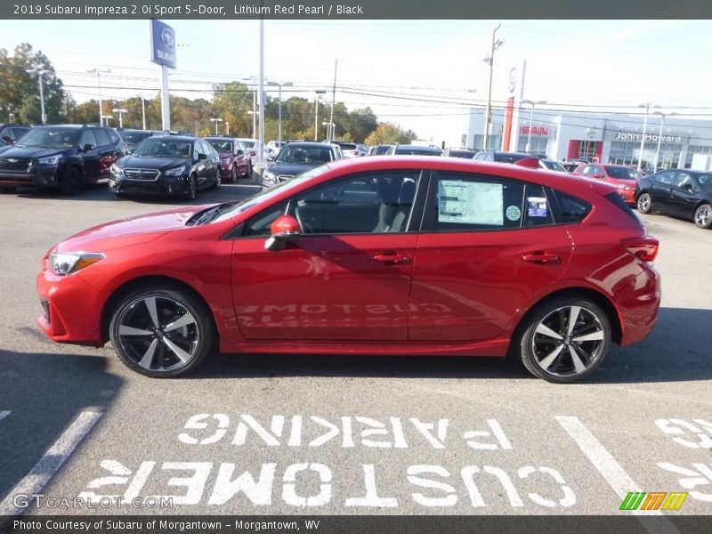 Lithium Red Pearl / Black 2019 Subaru Impreza 2.0i Sport 5-Door