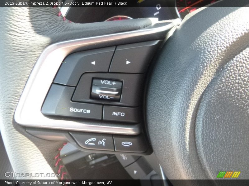 Lithium Red Pearl / Black 2019 Subaru Impreza 2.0i Sport 5-Door