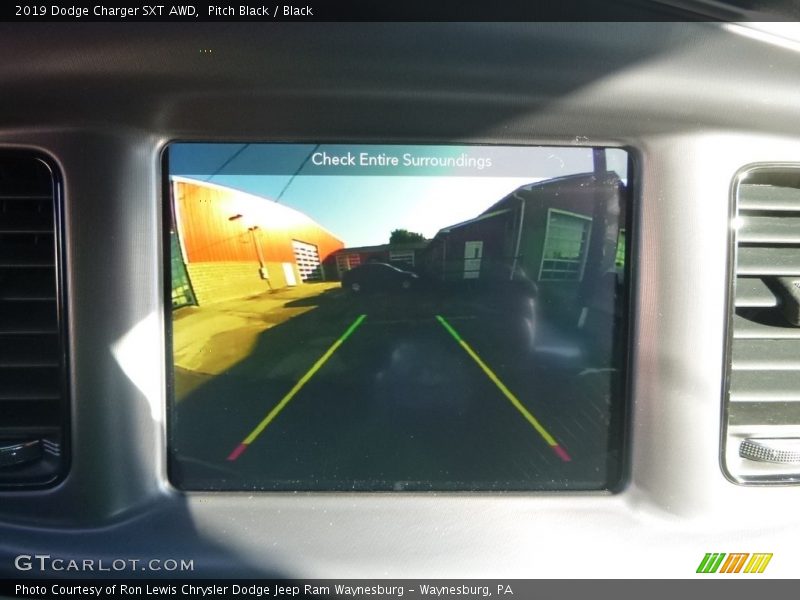 Pitch Black / Black 2019 Dodge Charger SXT AWD