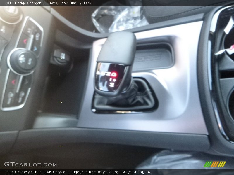 Pitch Black / Black 2019 Dodge Charger SXT AWD