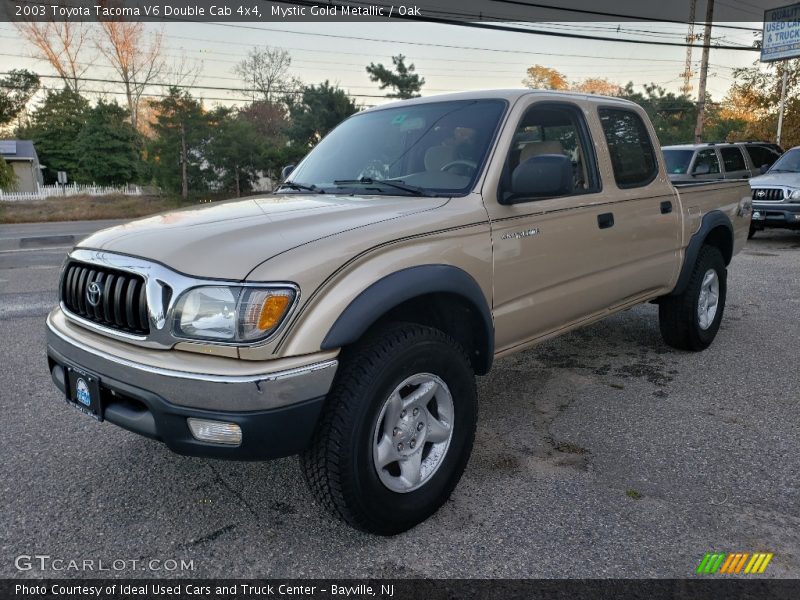 Mystic Gold Metallic / Oak 2003 Toyota Tacoma V6 Double Cab 4x4
