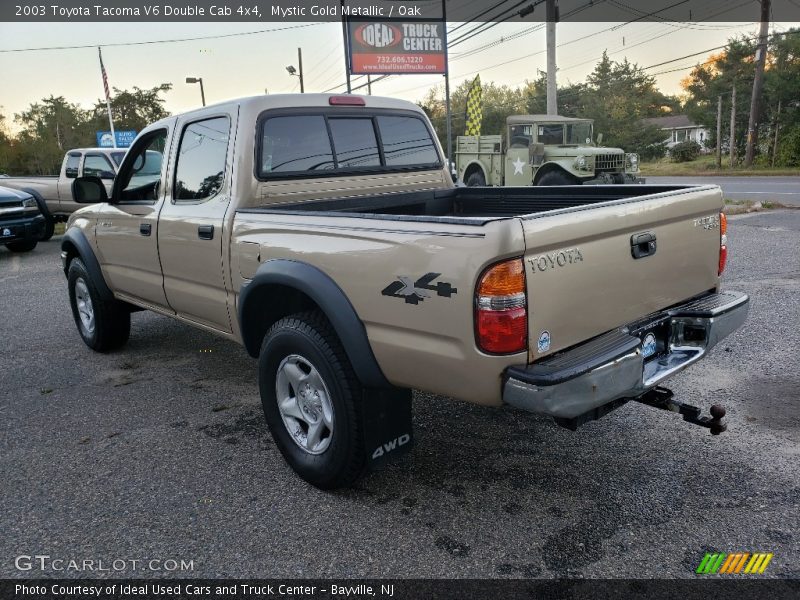 Mystic Gold Metallic / Oak 2003 Toyota Tacoma V6 Double Cab 4x4