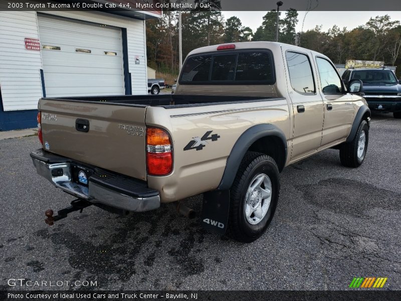 Mystic Gold Metallic / Oak 2003 Toyota Tacoma V6 Double Cab 4x4