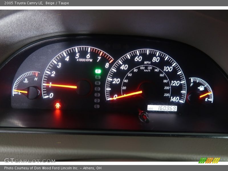 Beige / Taupe 2005 Toyota Camry LE