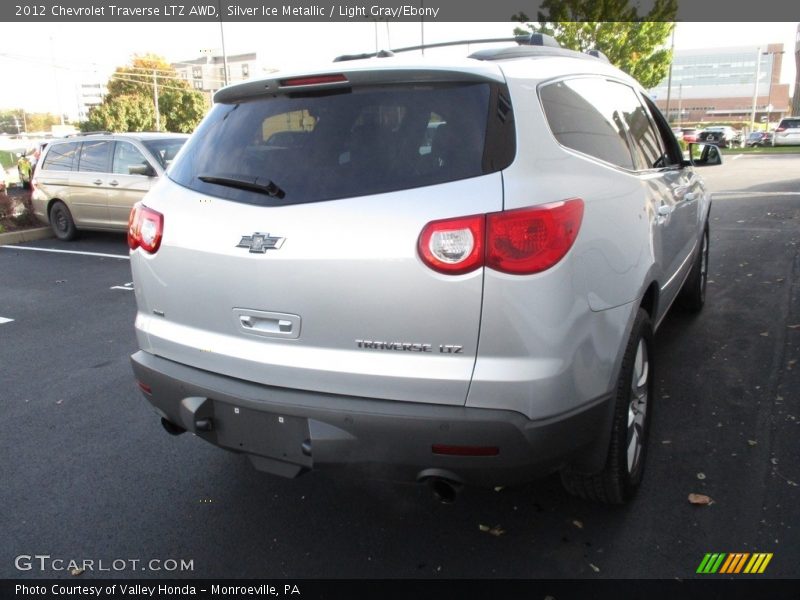 Silver Ice Metallic / Light Gray/Ebony 2012 Chevrolet Traverse LTZ AWD