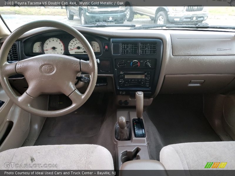 Mystic Gold Metallic / Oak 2003 Toyota Tacoma V6 Double Cab 4x4
