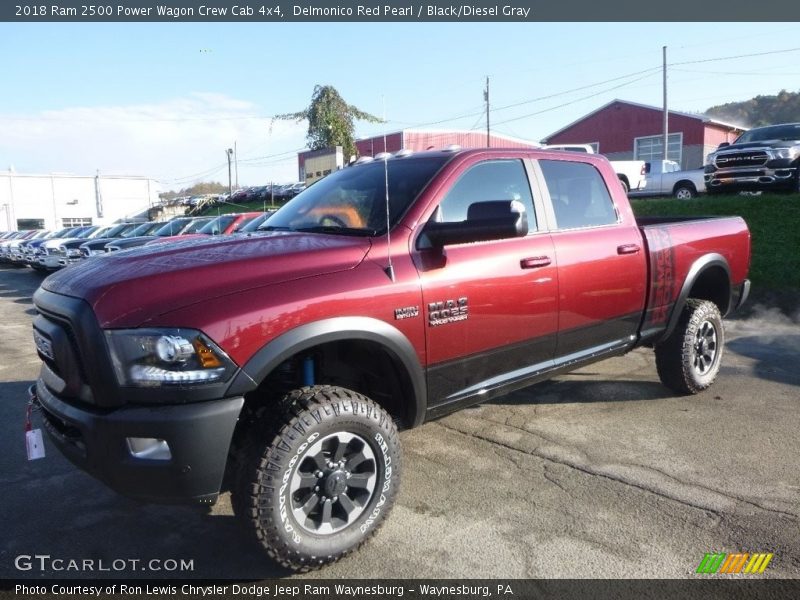 Delmonico Red Pearl / Black/Diesel Gray 2018 Ram 2500 Power Wagon Crew Cab 4x4