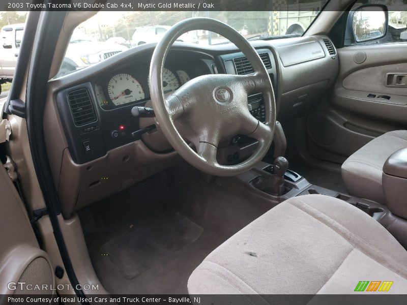 Mystic Gold Metallic / Oak 2003 Toyota Tacoma V6 Double Cab 4x4