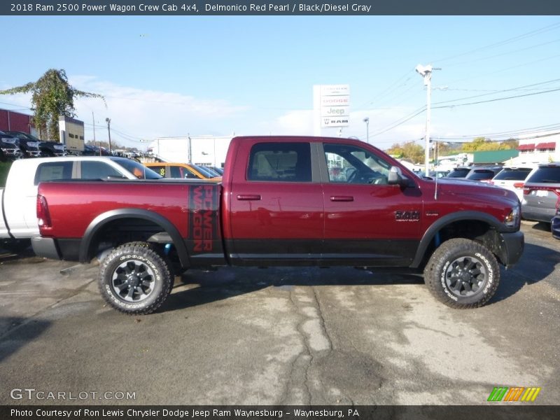 Delmonico Red Pearl / Black/Diesel Gray 2018 Ram 2500 Power Wagon Crew Cab 4x4