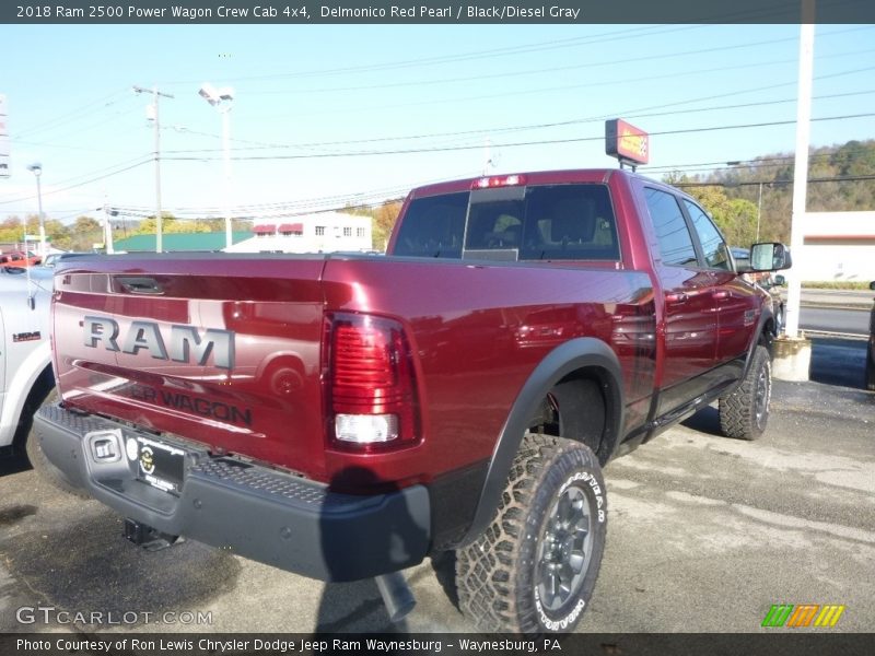 Delmonico Red Pearl / Black/Diesel Gray 2018 Ram 2500 Power Wagon Crew Cab 4x4