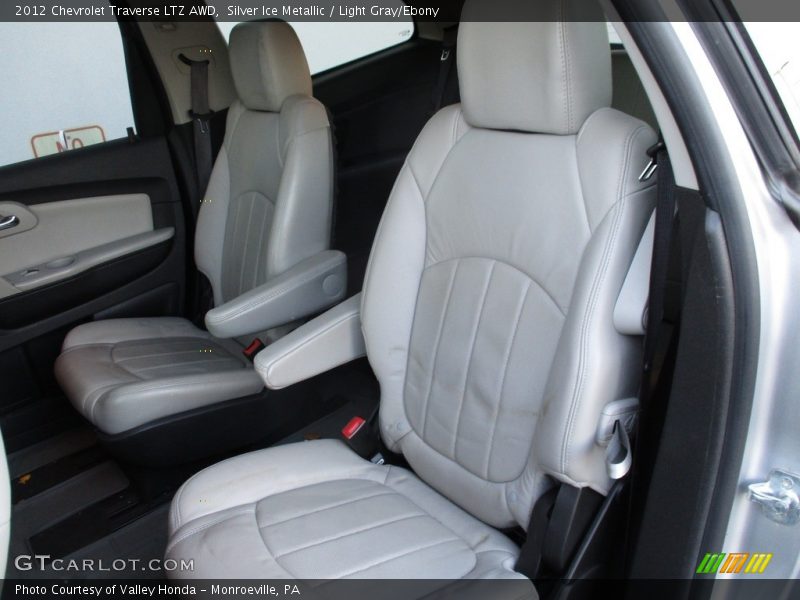 Silver Ice Metallic / Light Gray/Ebony 2012 Chevrolet Traverse LTZ AWD