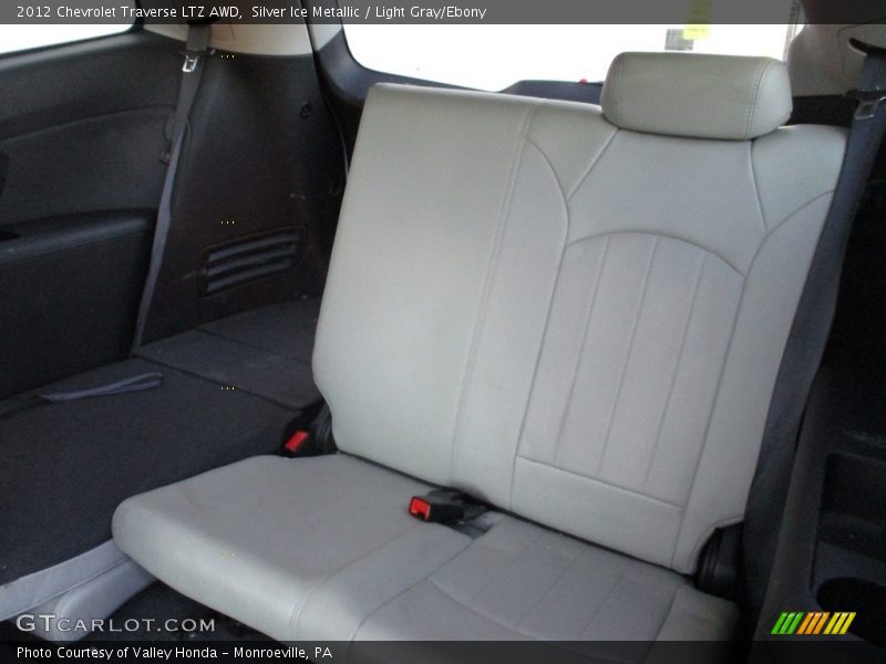 Silver Ice Metallic / Light Gray/Ebony 2012 Chevrolet Traverse LTZ AWD