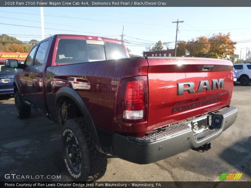 Delmonico Red Pearl / Black/Diesel Gray 2018 Ram 2500 Power Wagon Crew Cab 4x4