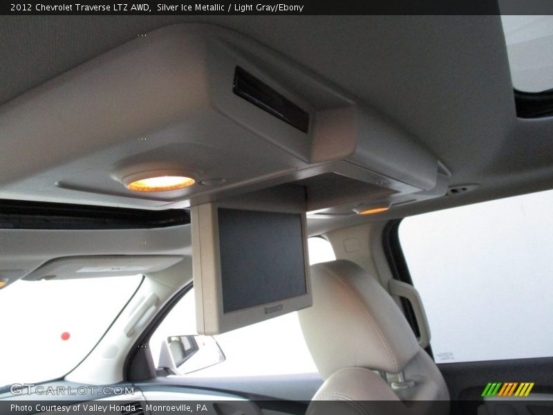 Silver Ice Metallic / Light Gray/Ebony 2012 Chevrolet Traverse LTZ AWD