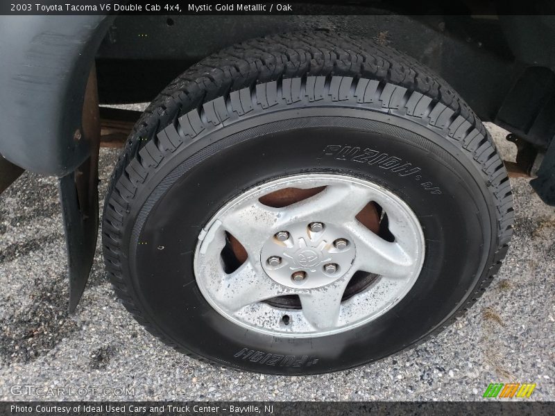 Mystic Gold Metallic / Oak 2003 Toyota Tacoma V6 Double Cab 4x4