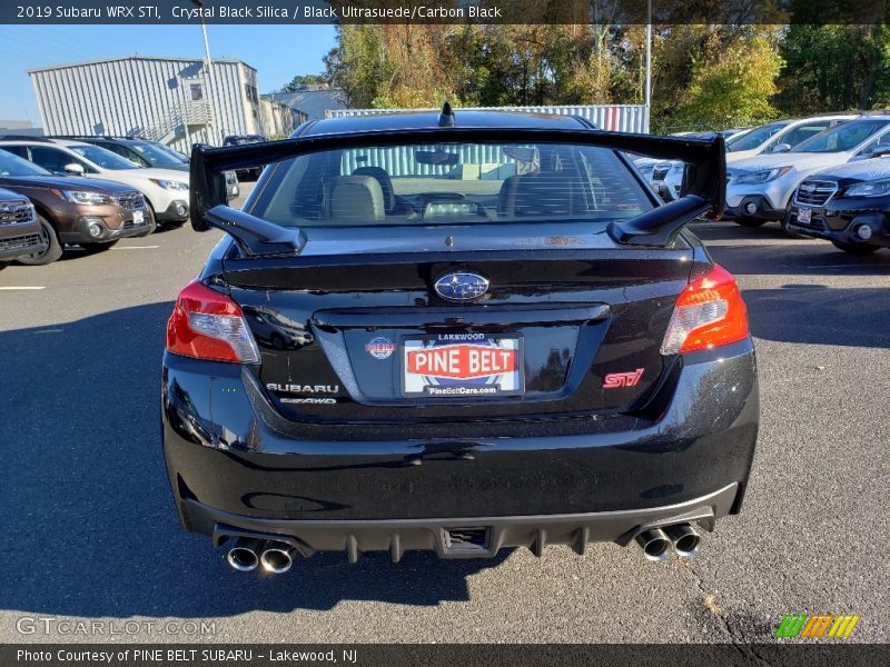 Crystal Black Silica / Black Ultrasuede/Carbon Black 2019 Subaru WRX STI