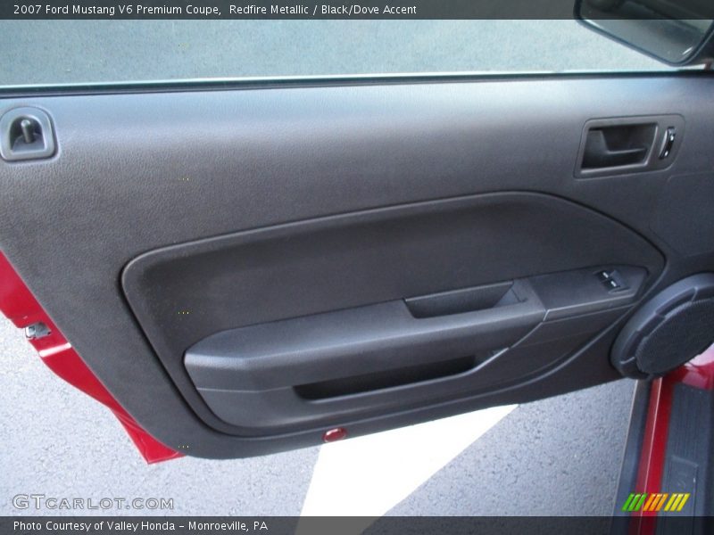 Redfire Metallic / Black/Dove Accent 2007 Ford Mustang V6 Premium Coupe
