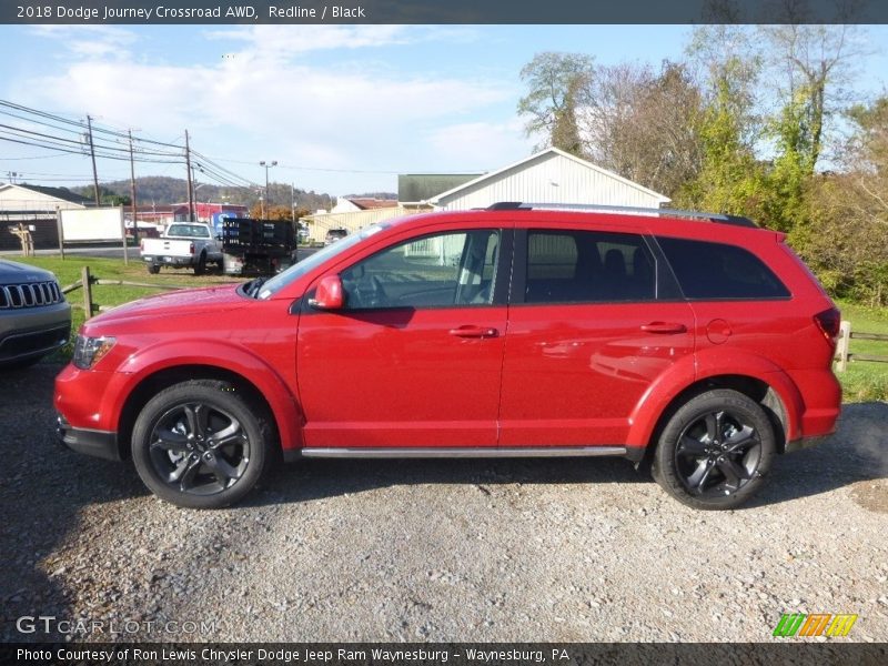 Redline / Black 2018 Dodge Journey Crossroad AWD