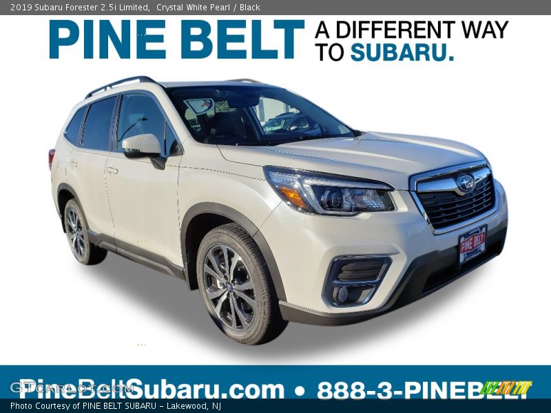 Crystal White Pearl / Black 2019 Subaru Forester 2.5i Limited