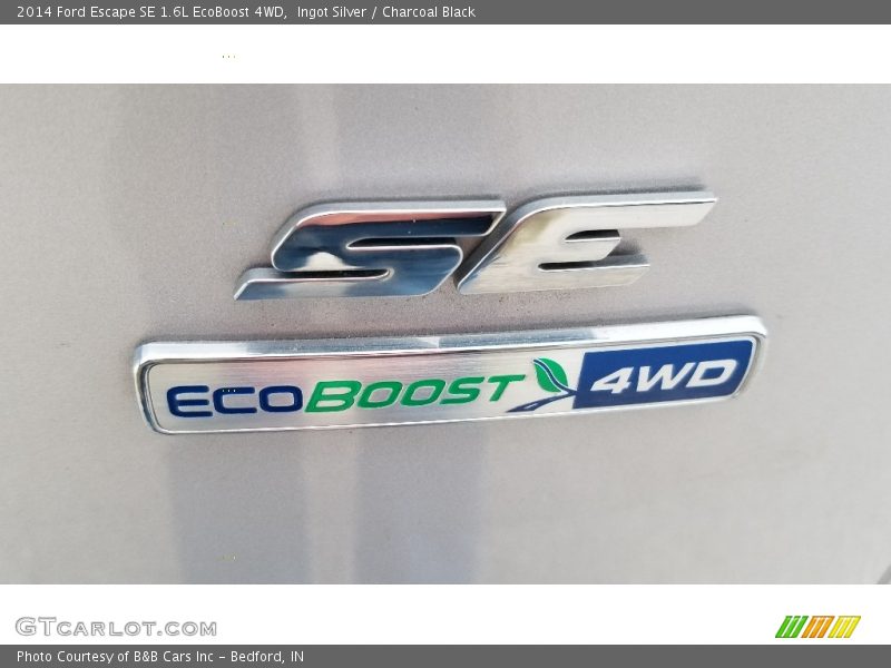 Ingot Silver / Charcoal Black 2014 Ford Escape SE 1.6L EcoBoost 4WD