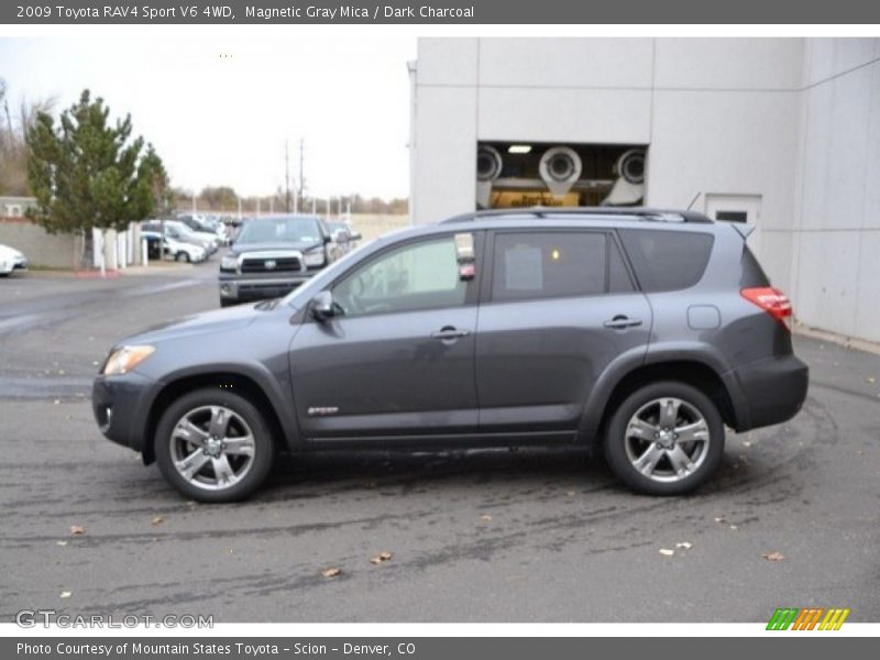 Magnetic Gray Mica / Dark Charcoal 2009 Toyota RAV4 Sport V6 4WD