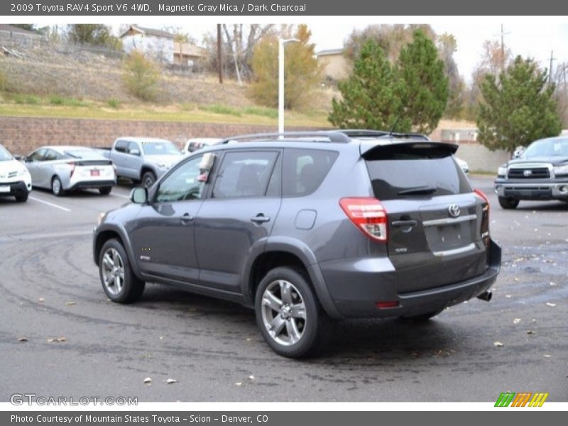 Magnetic Gray Mica / Dark Charcoal 2009 Toyota RAV4 Sport V6 4WD