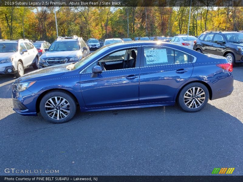 Abyss Blue Pearl / Slate Black 2019 Subaru Legacy 2.5i Premium