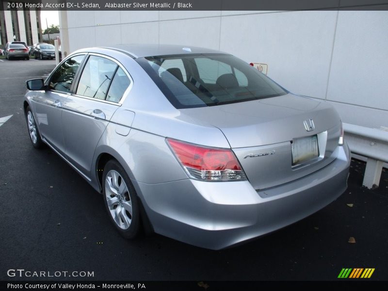 Alabaster Silver Metallic / Black 2010 Honda Accord EX-L Sedan