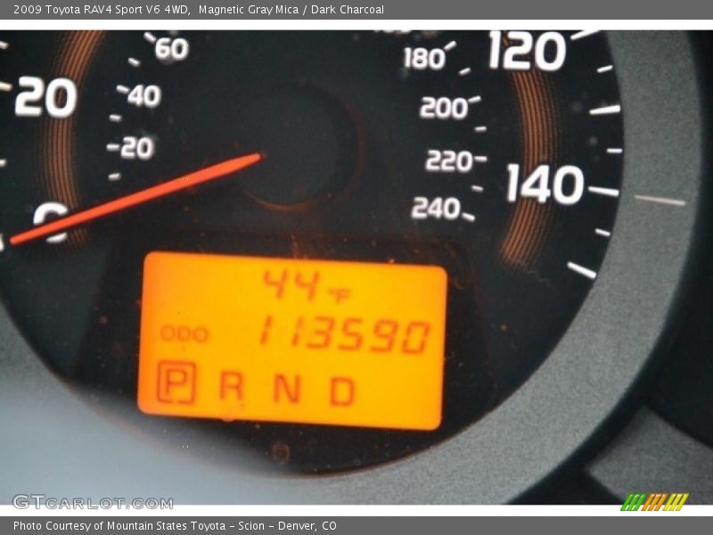 Magnetic Gray Mica / Dark Charcoal 2009 Toyota RAV4 Sport V6 4WD