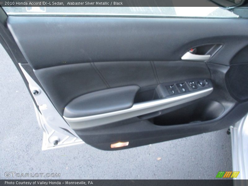 Alabaster Silver Metallic / Black 2010 Honda Accord EX-L Sedan