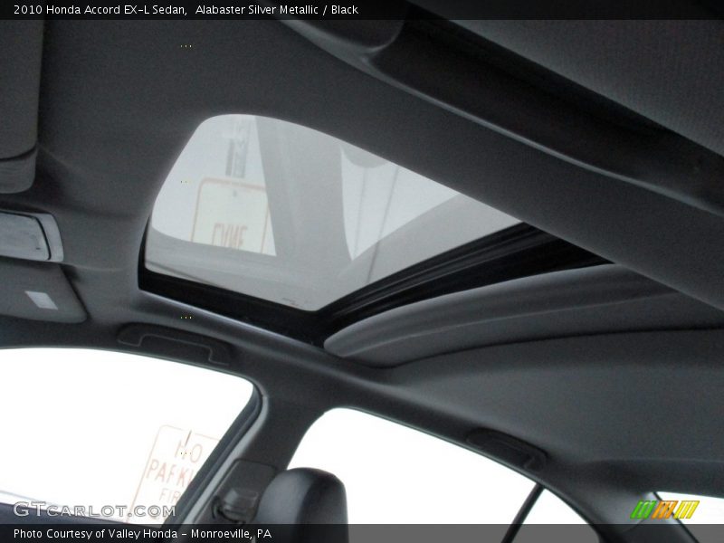 Alabaster Silver Metallic / Black 2010 Honda Accord EX-L Sedan