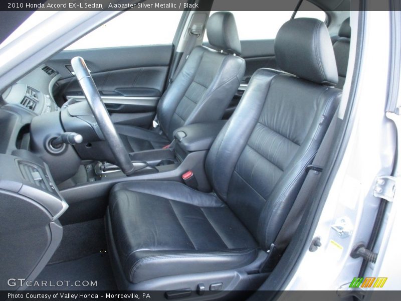 Alabaster Silver Metallic / Black 2010 Honda Accord EX-L Sedan